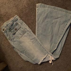 LF Distressed Bell Bottoms